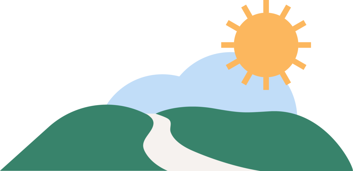 Fluss-Sonne-Symbol