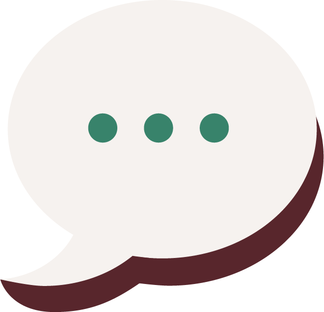 speech bubble dots icon