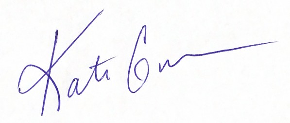 Kate Garvey signature